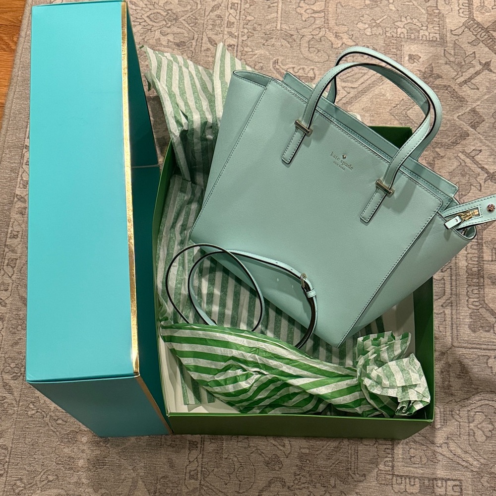 Kate Spade Light Blue Tote Bag
